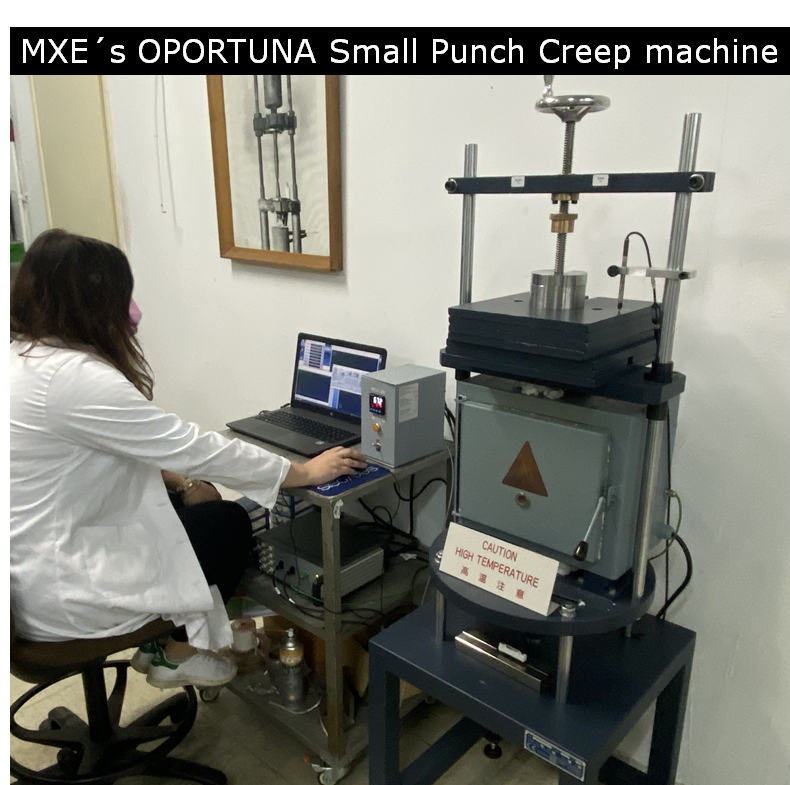 Instalación Small Punch Creep