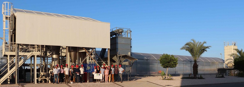 Participantes en la visita de final del proyecto