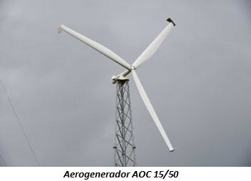 Aerogenerador AOC 15/50