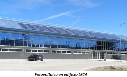 Fotovoltaica en edificio LECA Fotovoltaica en edificio LECA