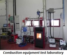 photo of combustion equipment test laboratory