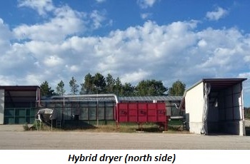photo of hybrid dryer (north side)
