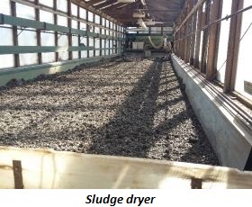photo of sludge dryer