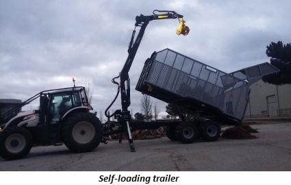 photo of self-loading trailer