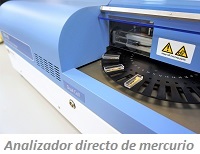 Analizador directo de mercurio