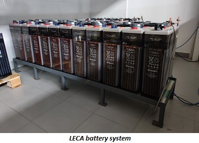 Image of LECA battery system