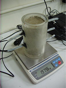 Fig. 19. Instalaciones experimentales para la realización de pruebas de evaporación en materiales de recubrimiento y hormigón..