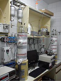Fig. 13. Thermo-hydraulic tests in cells with buffer materials used in the HE-E in situ experiment