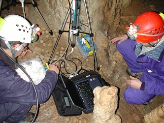 image of measures at a cave