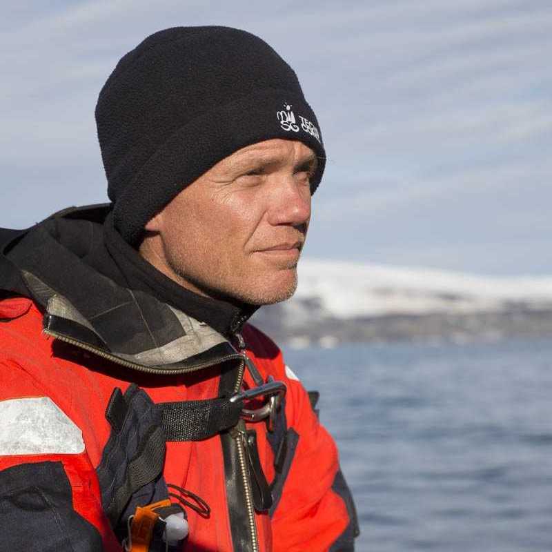 Thomas Schmid en la Antártida