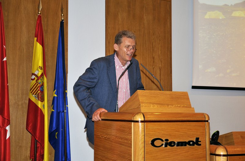 20018. Thomas Schmid durante la Jornada de la última expedición a la Antártida