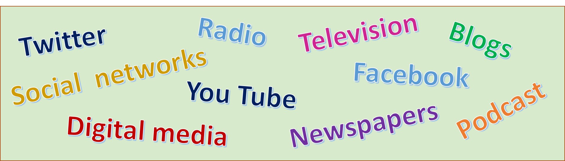 We are in the media